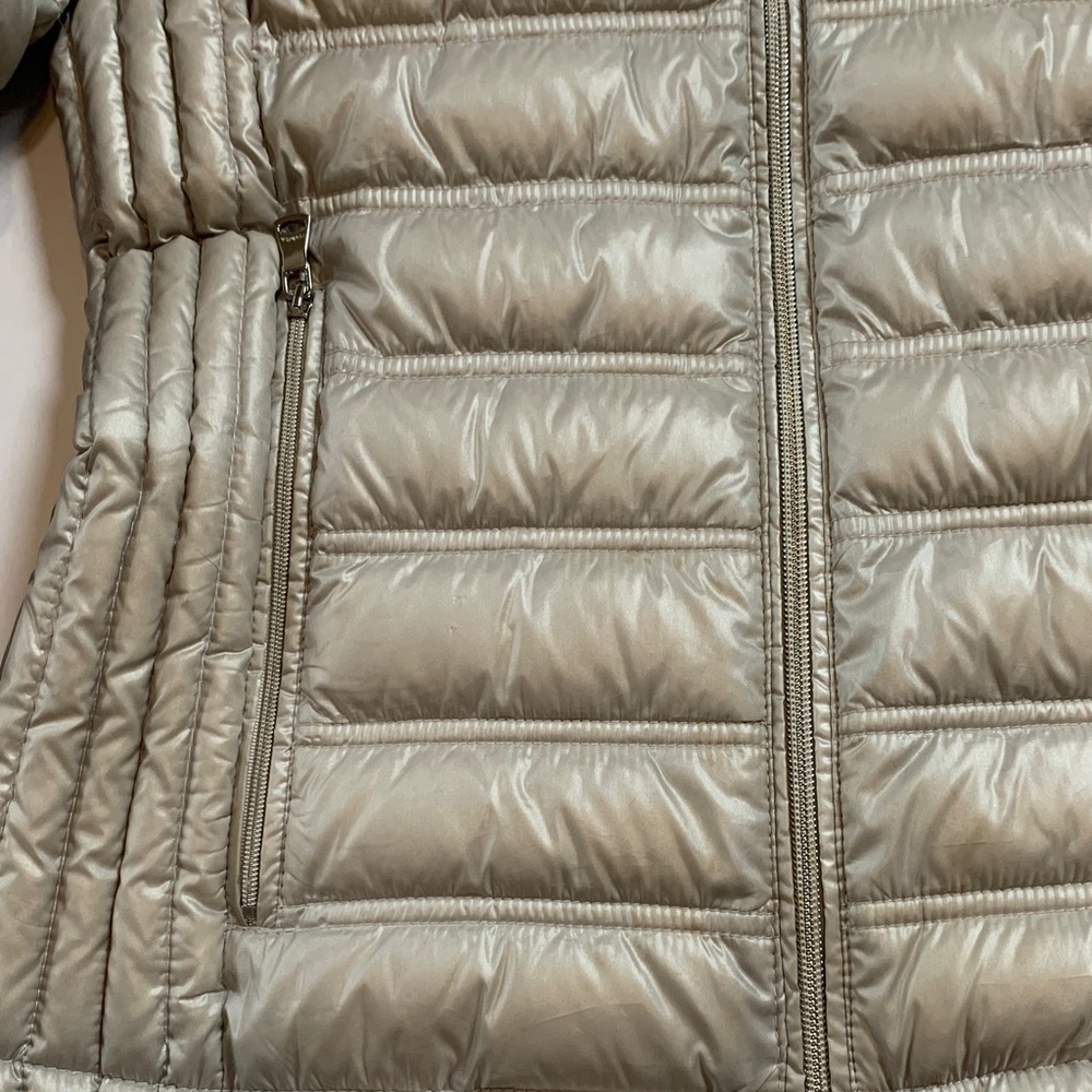 Calvin Klein Women's light warm, gray Puffer down jacket XS - Picture 3 of 9